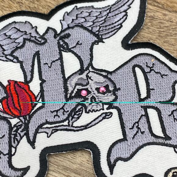 RTB Real Tough Babe Patches Biker Babe Coat Iron On Bling Eyes Display Pieces - Picture 4 of 5